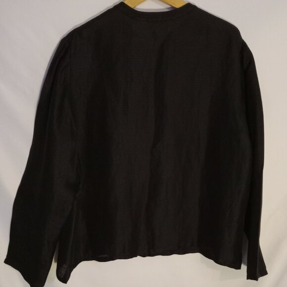 Silk/Linen Blend Two-Piece Suit - size 16 - Picture 3 of 10